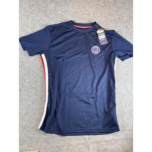 Paris Saint Germain PSG Football Soccer Jersey Mens Medium Navy Activewear NWT